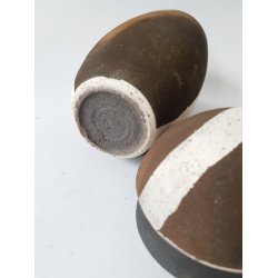 Unik keramik krukke med lg