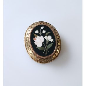 Victorianske mosaik broche / vedhng