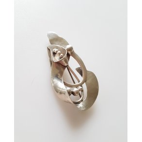 Vintage broche i slv