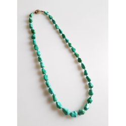 Erik Poul Fenster turkis halskde med slv ls