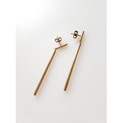 Retro restikker i 9 karat guld