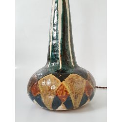 Unik retro keramik bordlampe