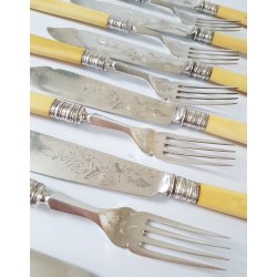 E&Co. ELKINGTON engelskt bestik st til 6 persone