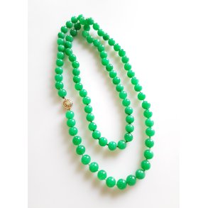 Vintage jade halskde
