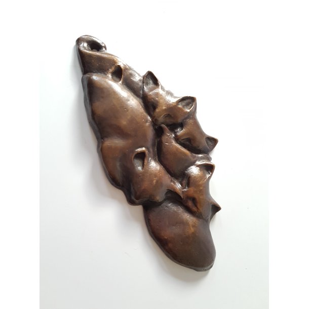 Brigitte von Fischer bronze relief ( RESERVERET )