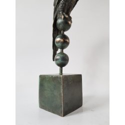 Andreas Wargenbrant " GOSSIP bronze skulptur