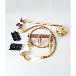 Toni SP indbygnings armatur i messing