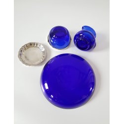 Holmegaard sukkerskl, fldekande og smkageskl