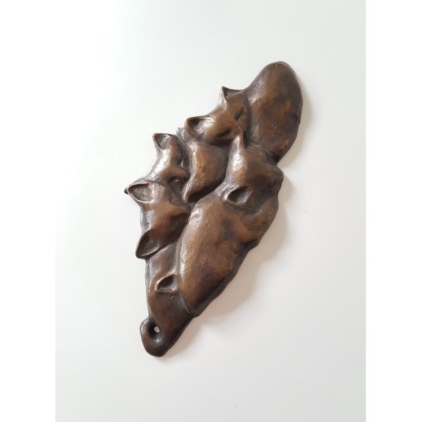 Brigitte von Fischer bronze relief