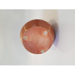 Saltglaseret vase i stentj