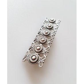 Art Deco broche i slv