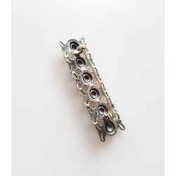 Art Deco broche i slv