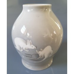 Art Nouveau Heubach porceln vase