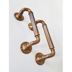 Art Deco greb i patineret bronze