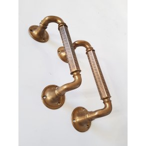 Art Deco greb i patineret bronze