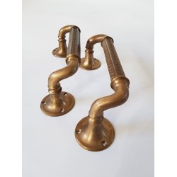 Art Deco greb i patineret bronze