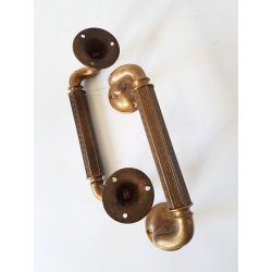 Art Deco greb i patineret bronze