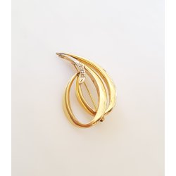 Andreas Daub forgyldt broche