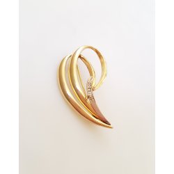 Andreas Daub forgyldt broche