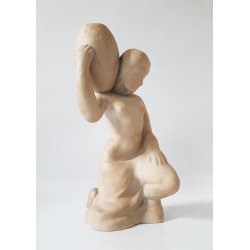 STOR Svend Nielsen keramik figur "Rebecca" 