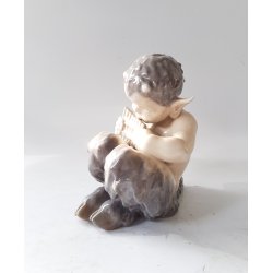 Royal Copenhagen figur No. 1736 " Faun med fljte "