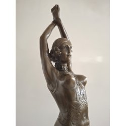 Art Deco bronze skulptur 