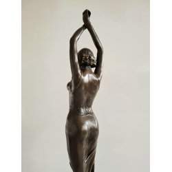 Art Deco bronze skulptur 