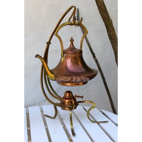 Art Nouveau kande med varmer