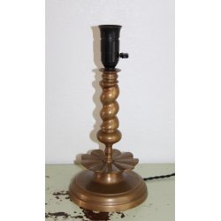 Art Deco massiv bronze bordlampe