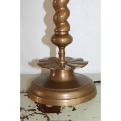 Art Deco massiv bronze bordlampe