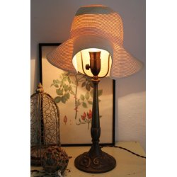 Art Deco bronze bordlampe