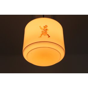 Art Deco glas pendel