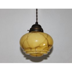 Art Deco glas pendel