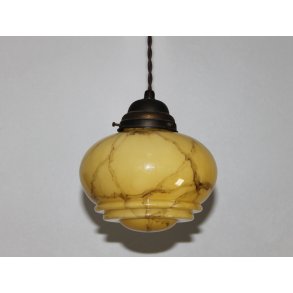 Art Deco glas pendel