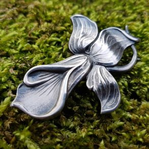 Sknvirke broche i slv