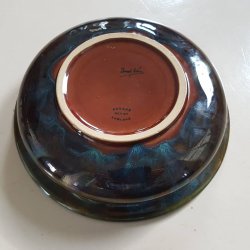 Art Deco Bourne Denby Danesby Ware electric blue fad
