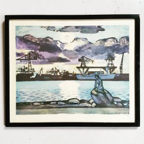 Thorvald Hagedom-Olsen litografi/tryk