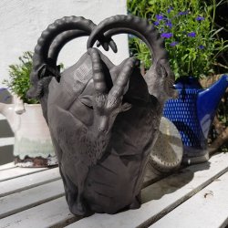 L.Hjorth Terracotta vase No. 784