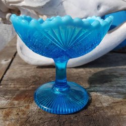 Opsats i turkis glas