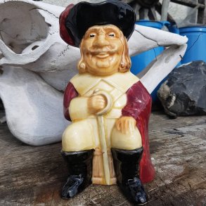 Staffordshire Cavalier Toby Jug hndmalet krus