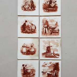 Gamle Meissen porceln fliser