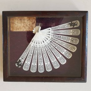 Antik Kinesisk vifte af ben