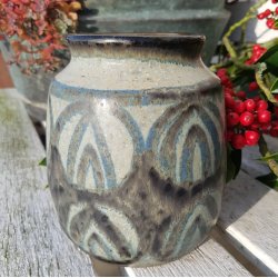 Skn keramik vase