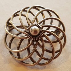 John Lauritzen Broche i slv