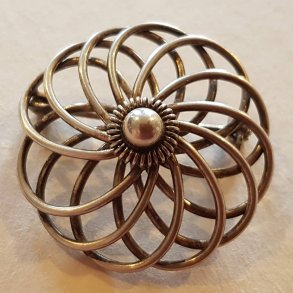 John Lauritzen Broche i slv