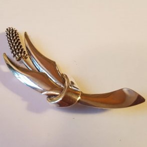 Art Deco broche i slv Bernhard Hertz