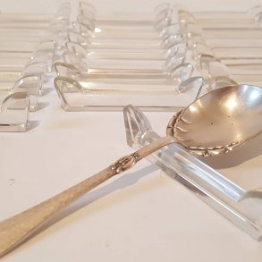 Bestik holdere i glas