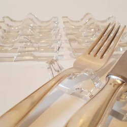 Bestik holdere i glas