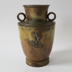 ORIO Art Deco vase i Bronze