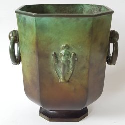 GAB No. 329 Art Deco Bronze vase